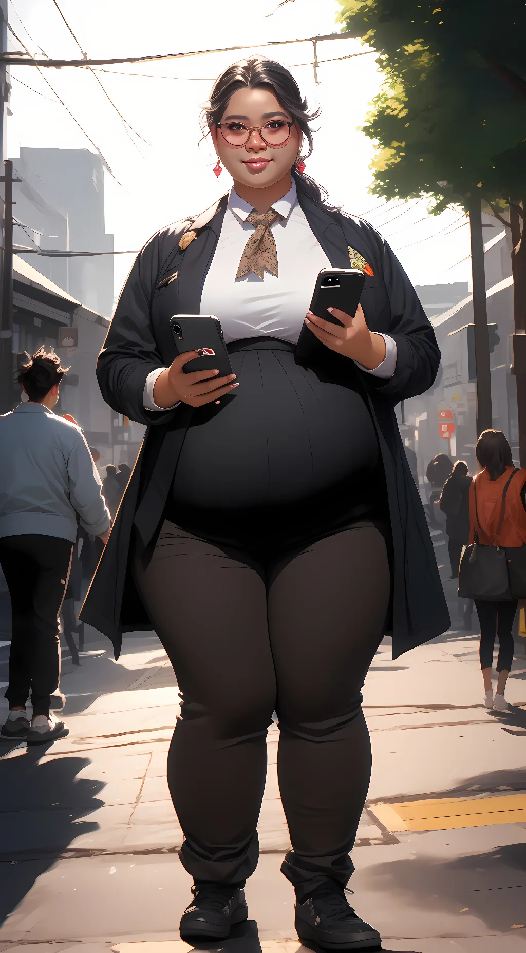 ai character: Ashley background