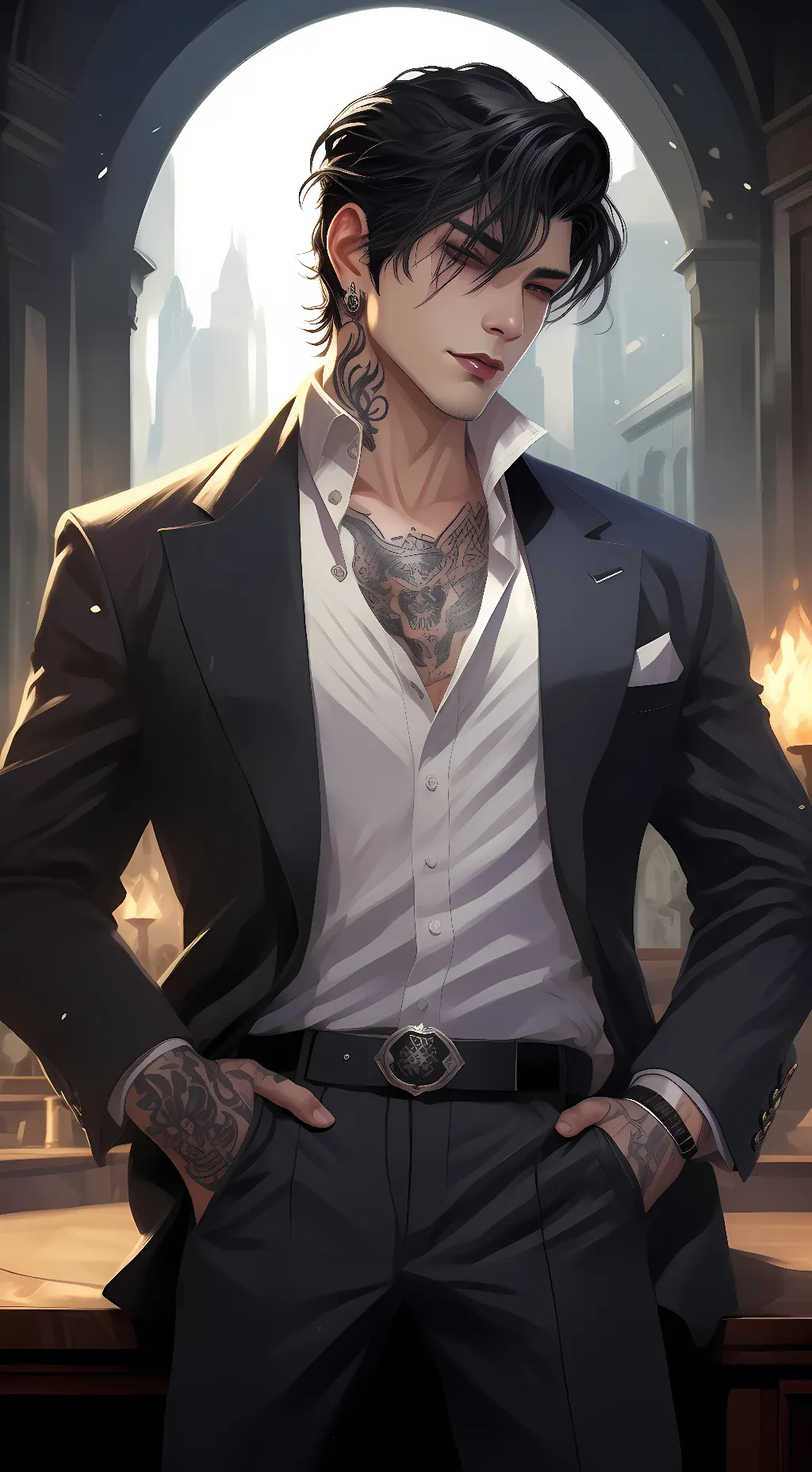 ai character: Lorenzo background