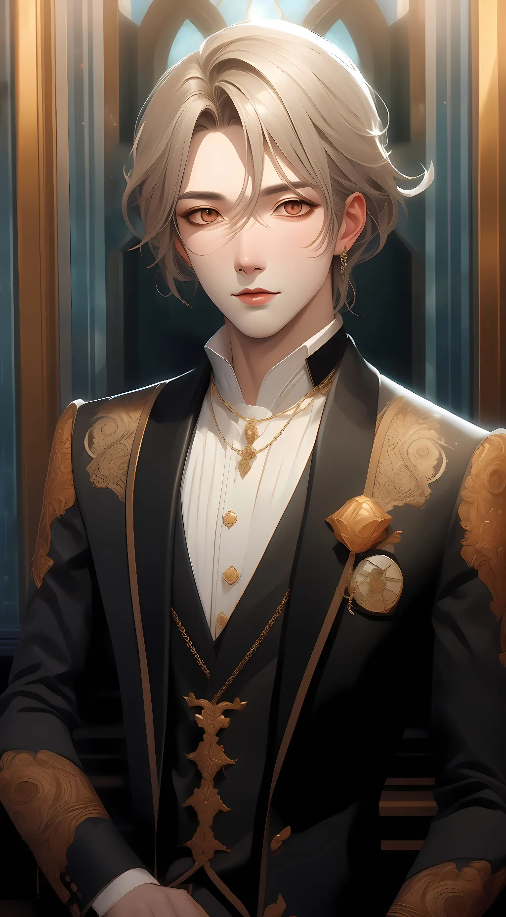 ai character: vampire background