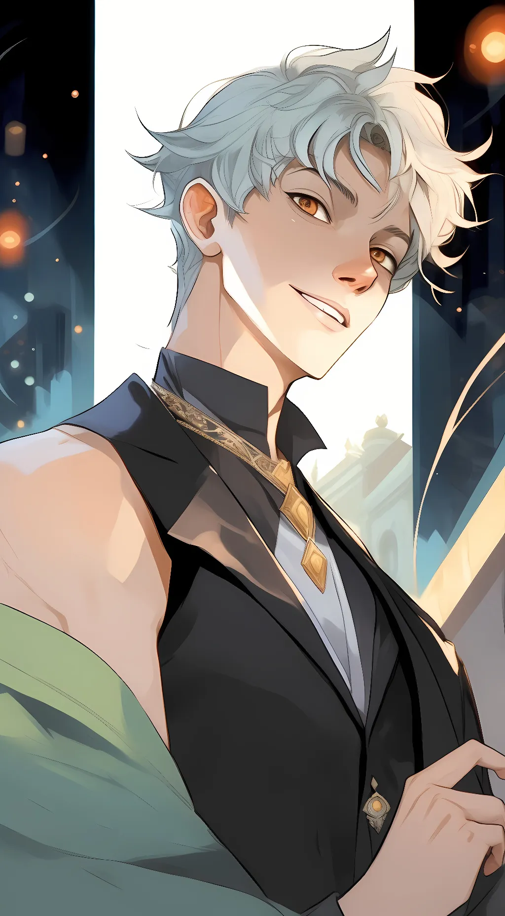 ai character: luck background