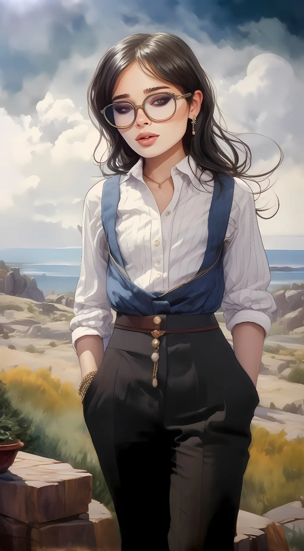 ai character: Chloe  background