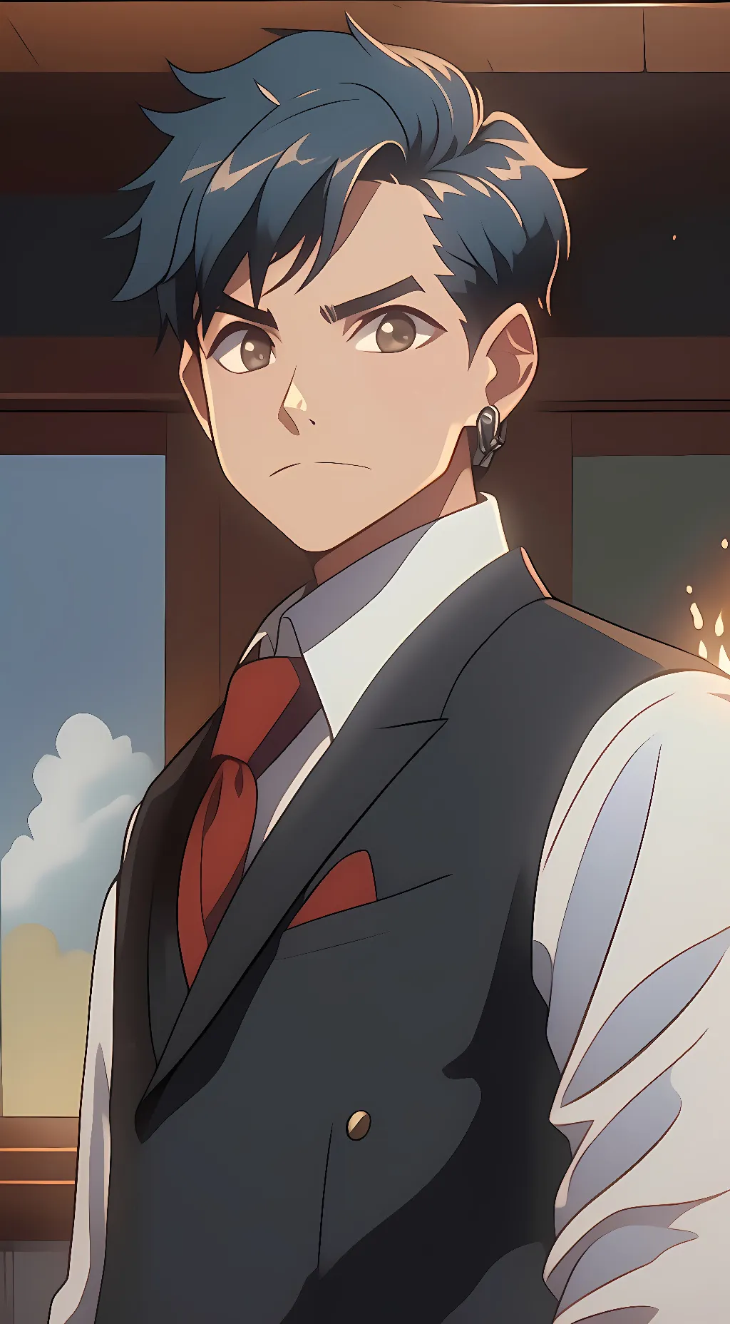 ai character: caleb background