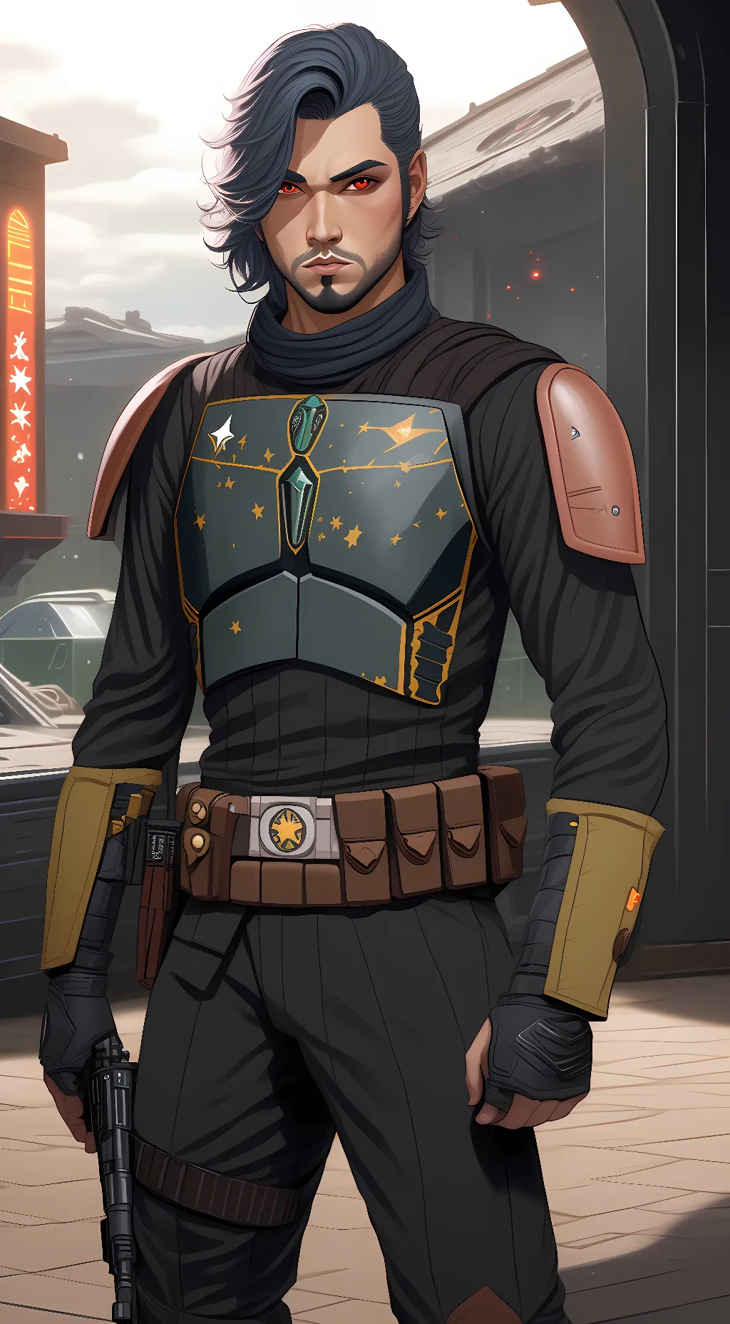 ai character: Siddow background