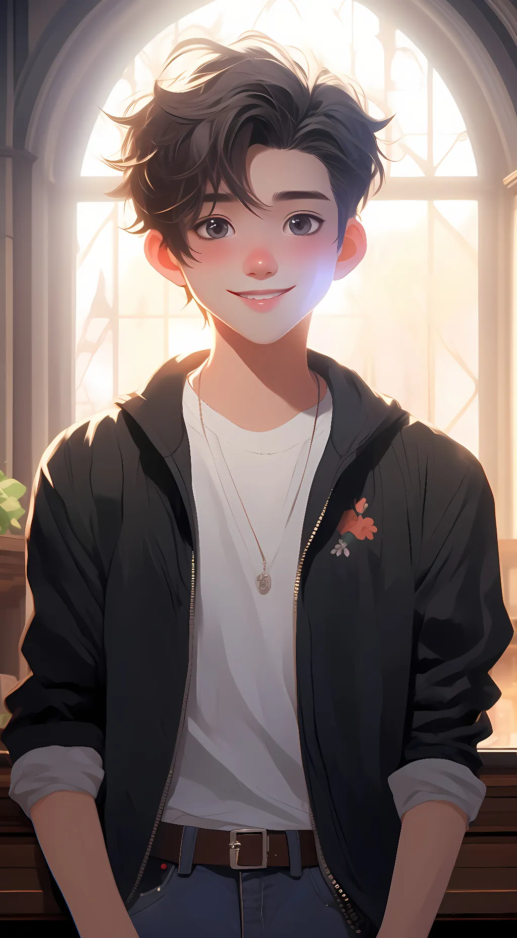 ai character: levi background