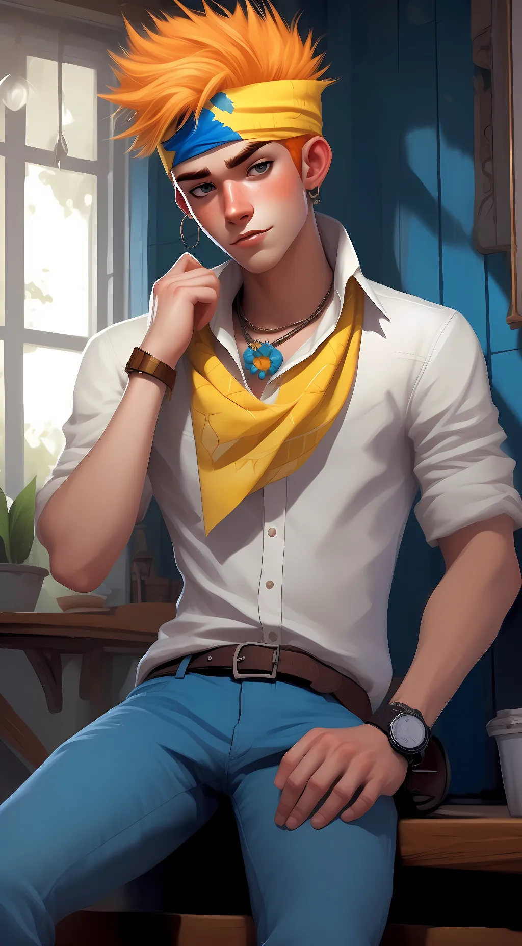 ai character: dan background