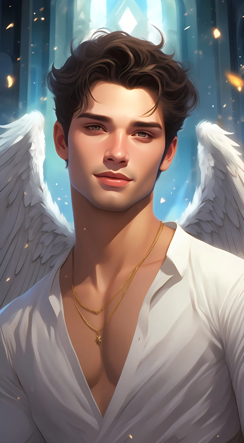 ai character: Angel background