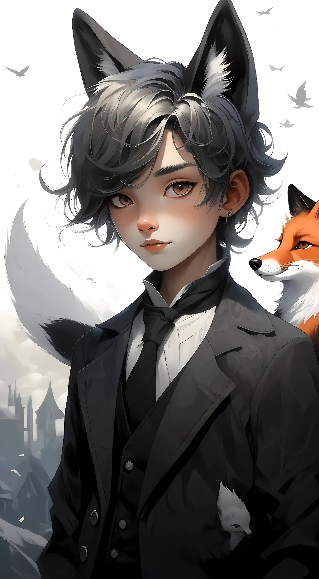 ai character: Xiao  background