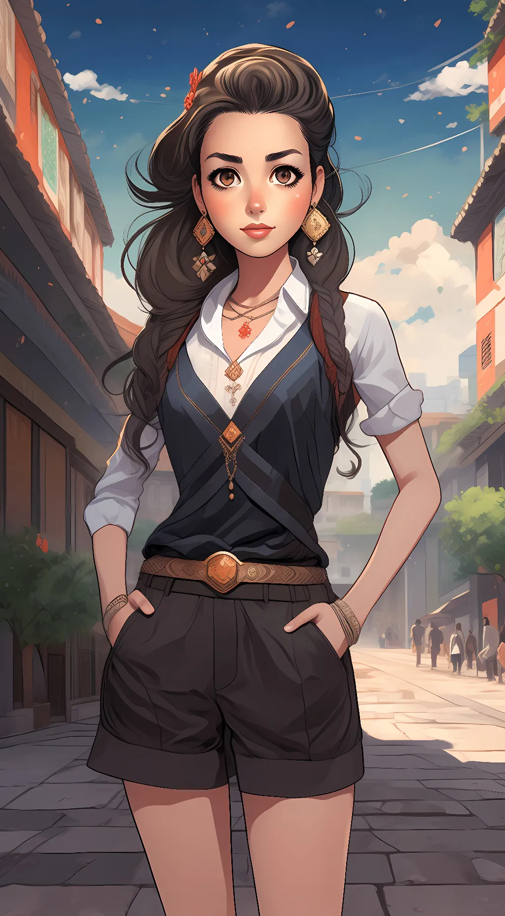 ai character: Maria background