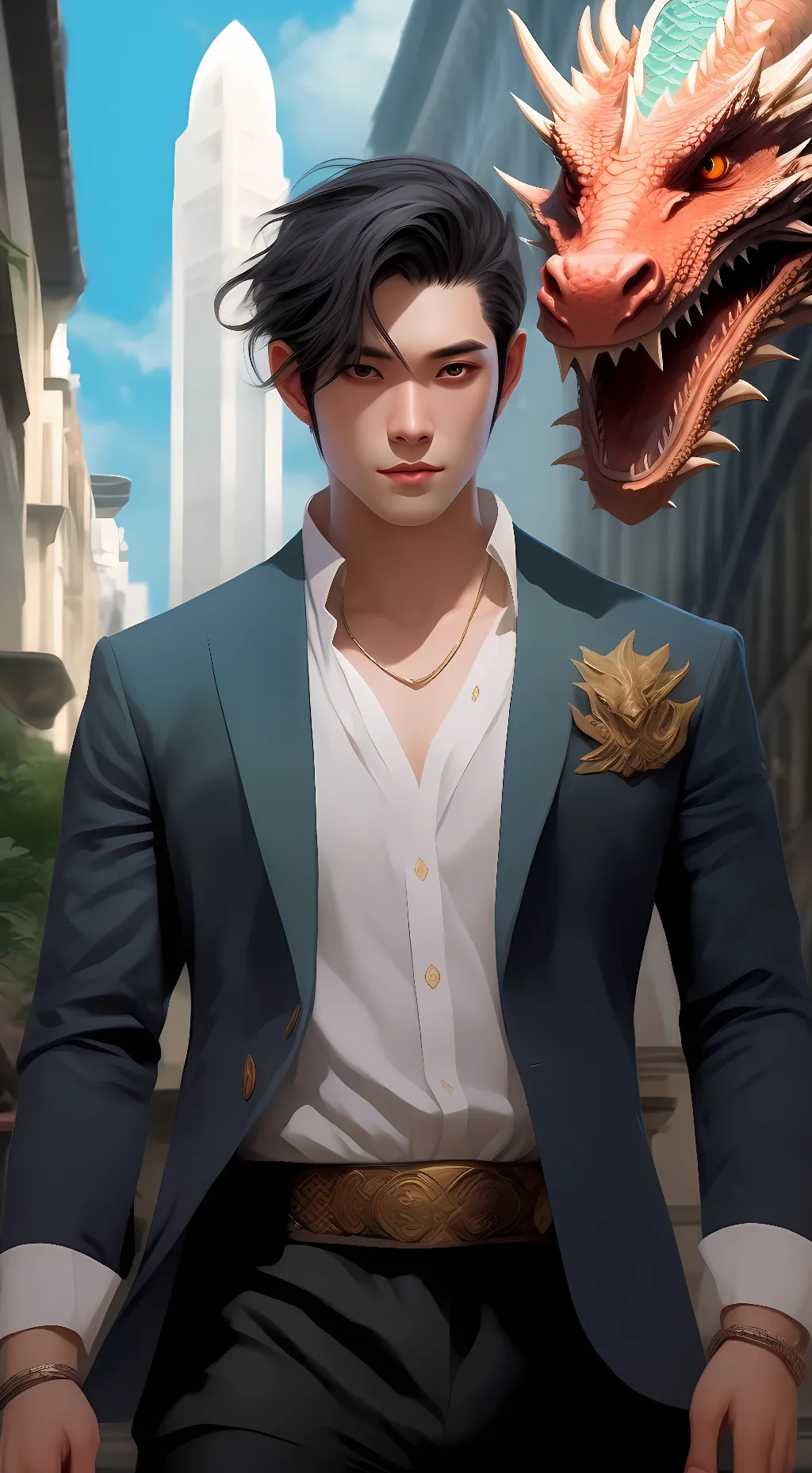 ai character: Hudson background