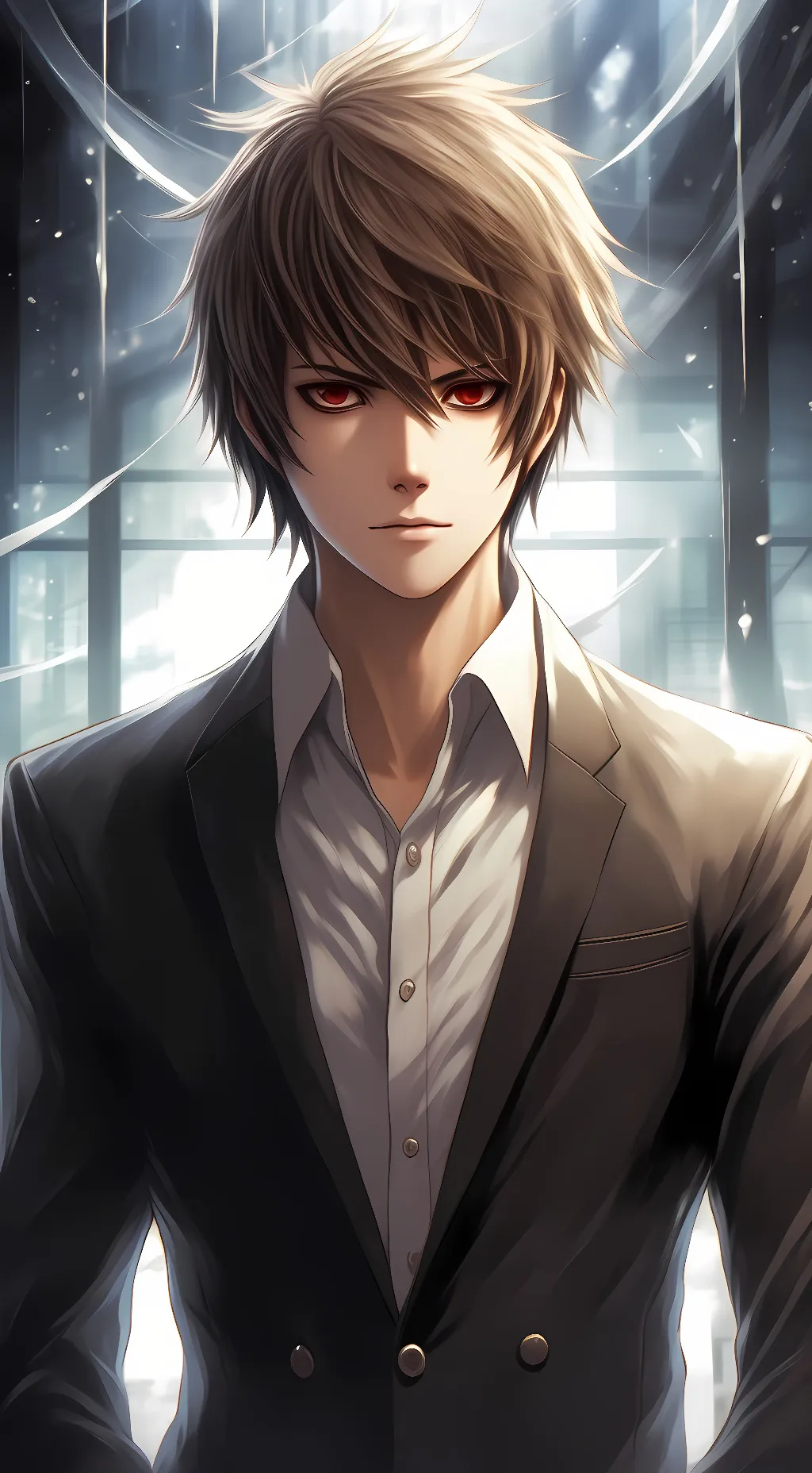 ai character: Light yagami background