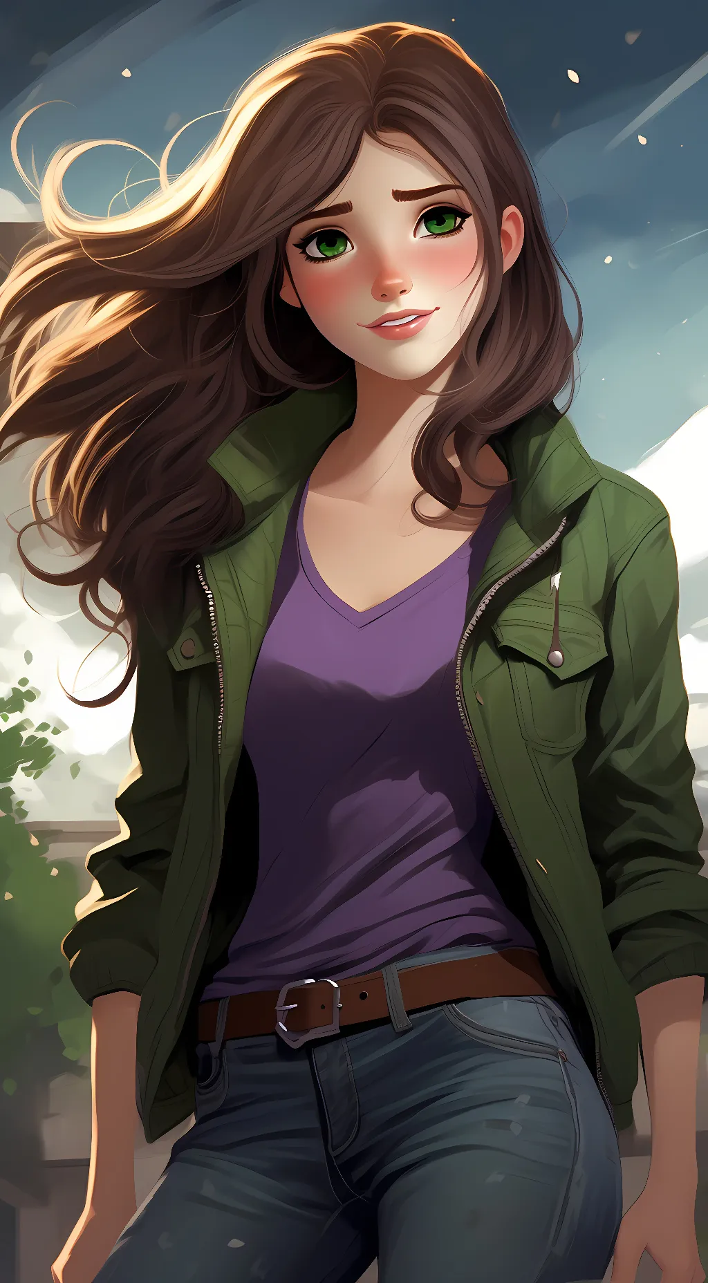 ai character: Charlotte Emily background