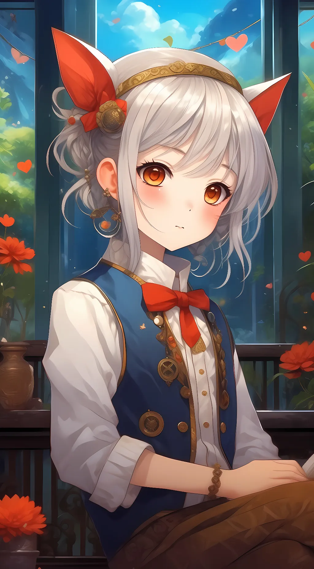ai character: Koneko Toujou background