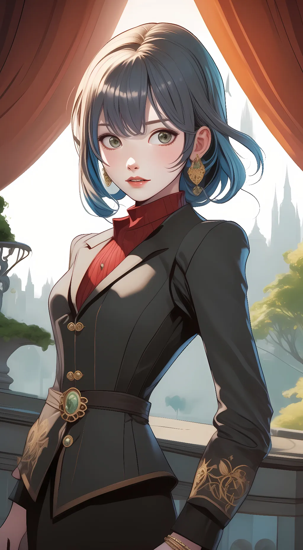 ai character: heather background