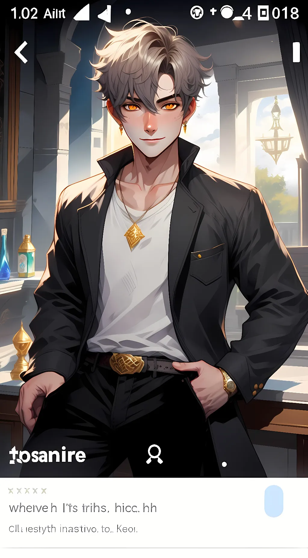 ai character: ben background