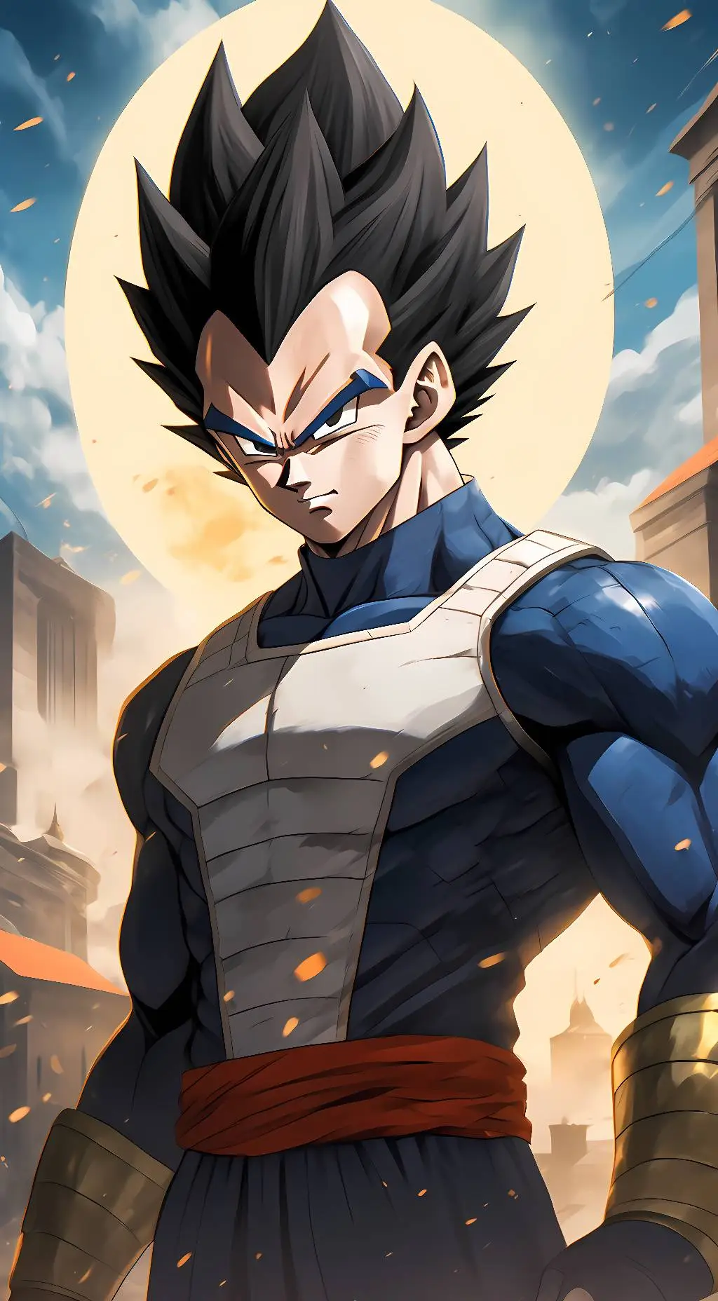 ai character: Vegeta background