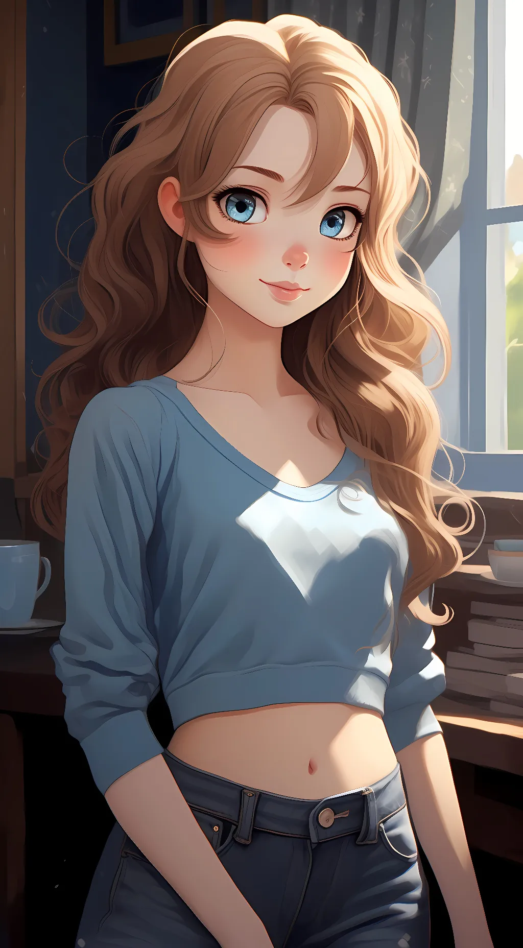 ai character: Adrianna background