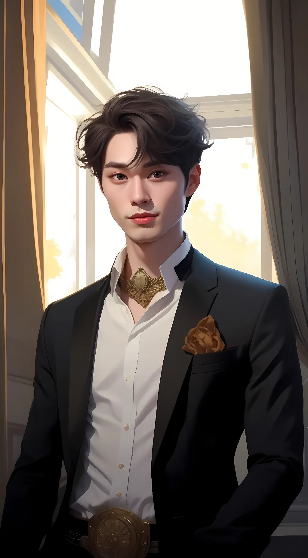 ai character:  динис background