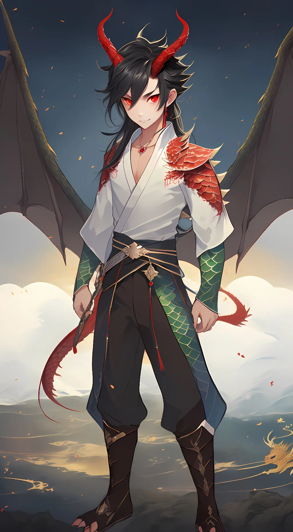 ai character: Dramonco background