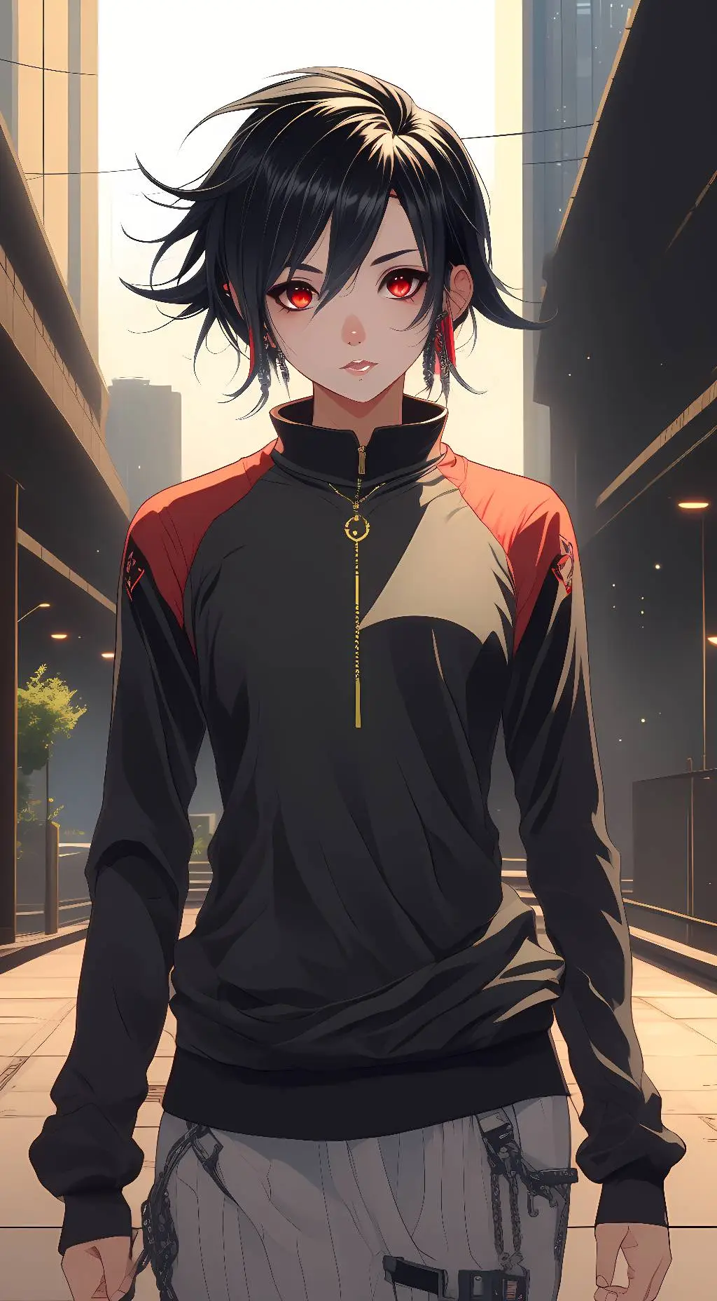 ai character: Sebastian  background