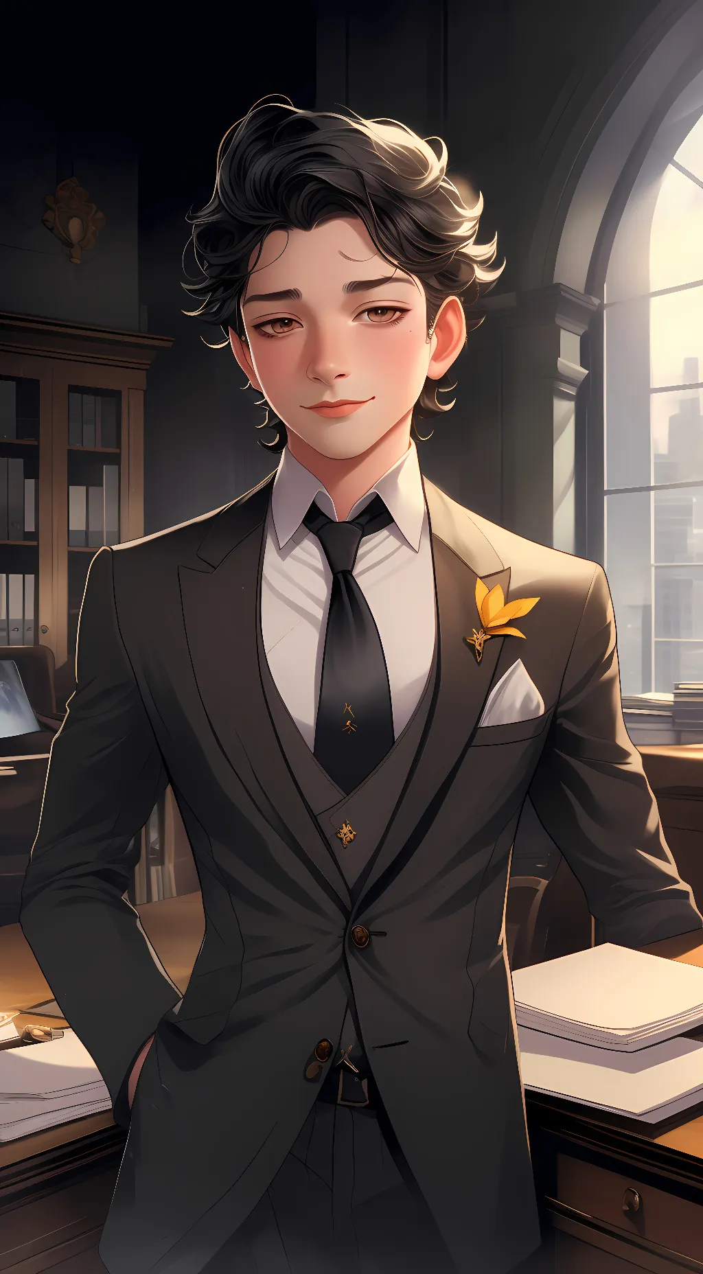 ai character: Vodkor background