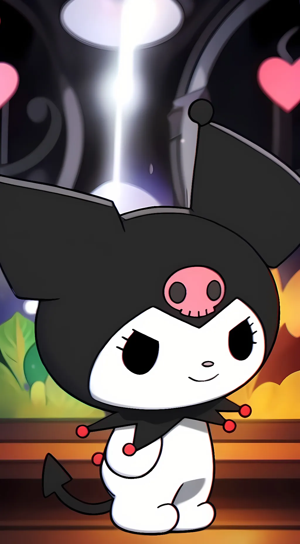 ai character: kuromi background