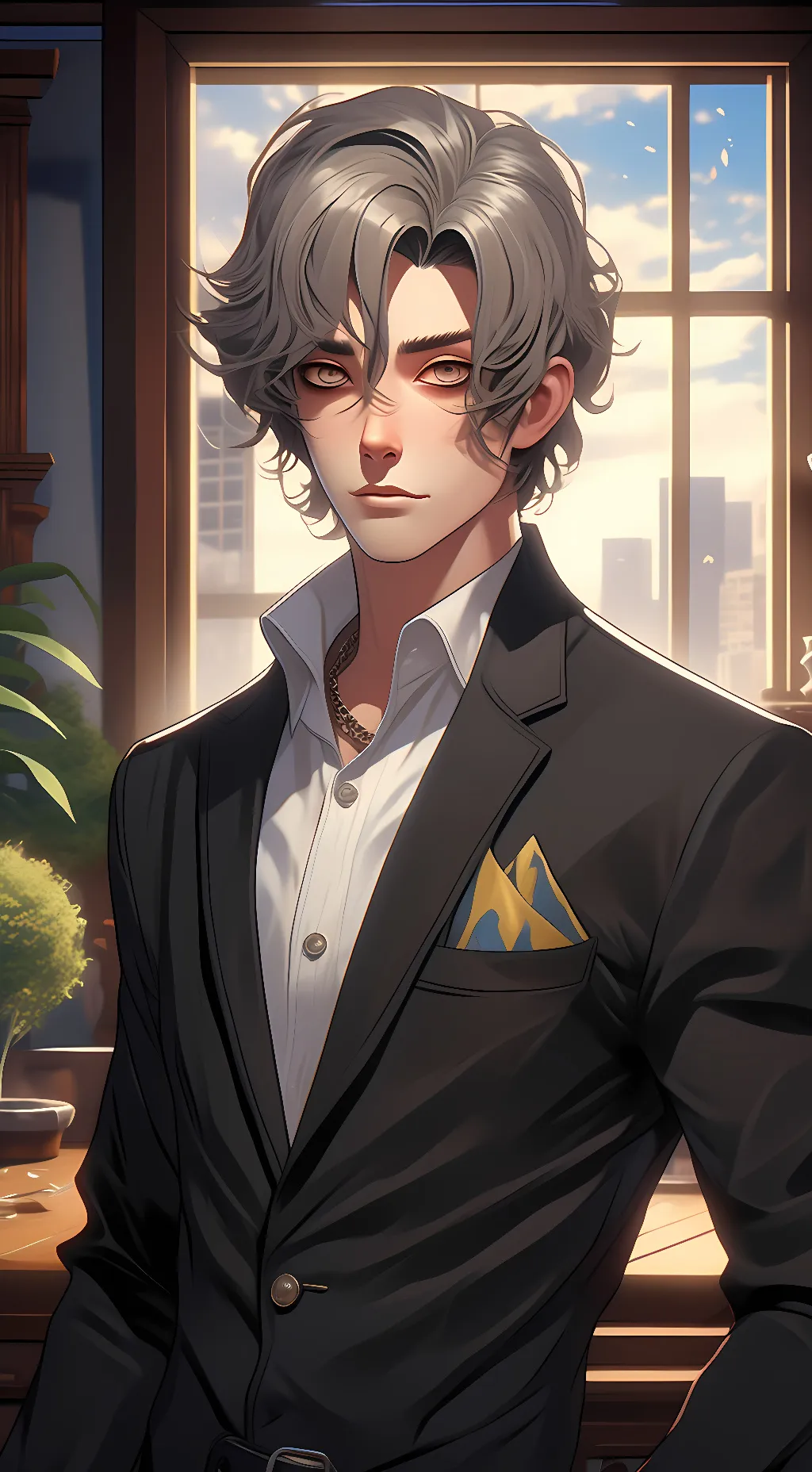 ai character: Aron background