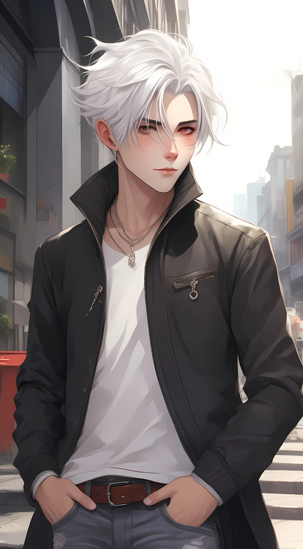 ai character: Xander  background