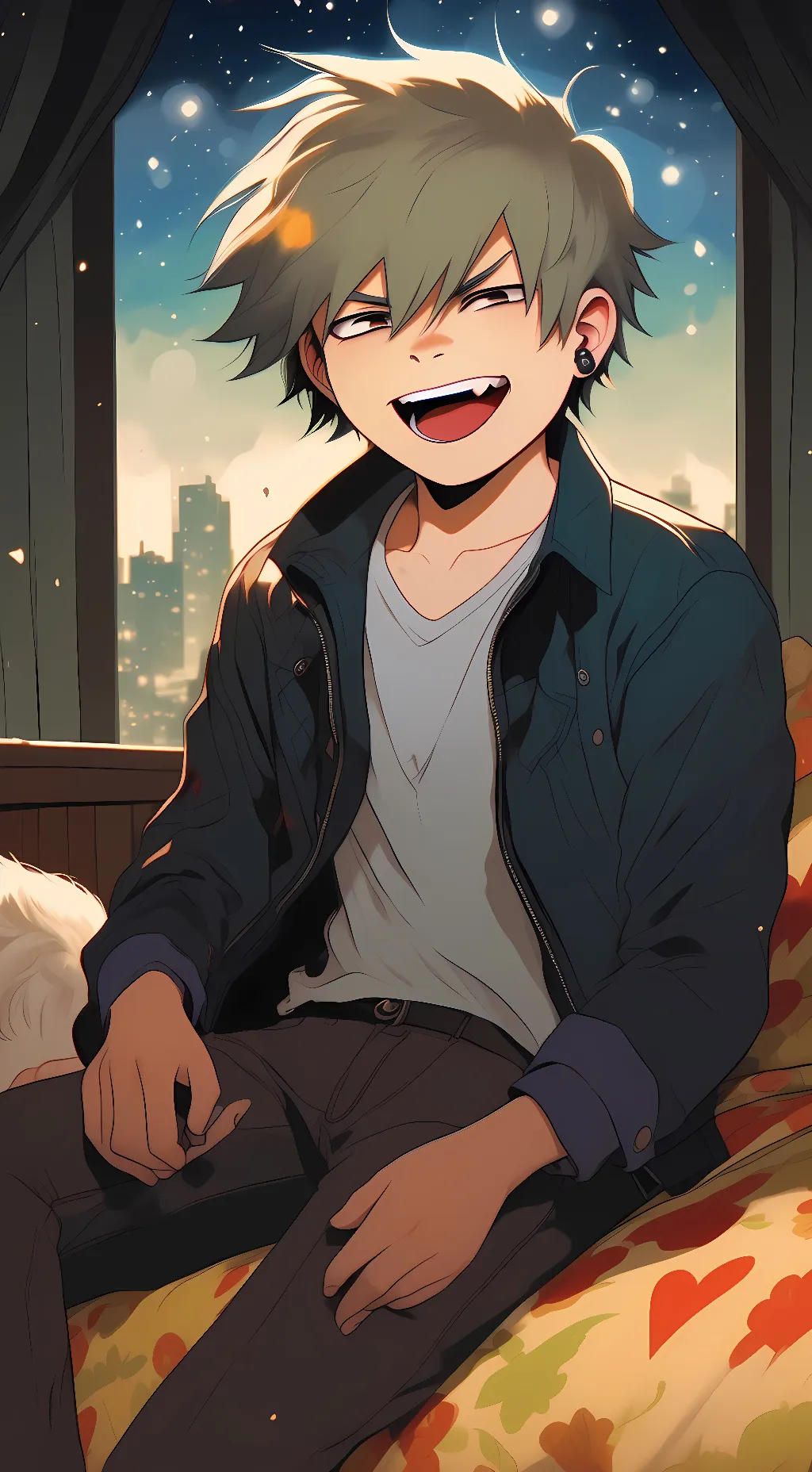 ai character: duckies  background