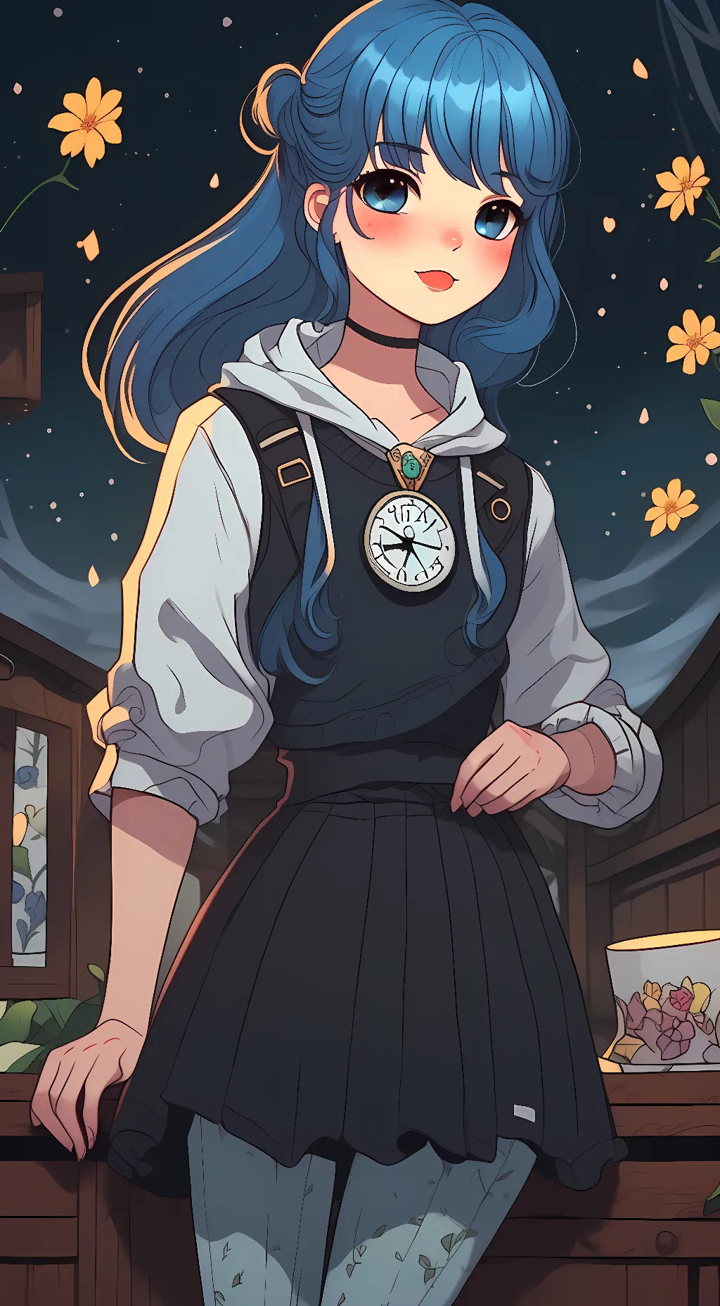 ai character: eva background