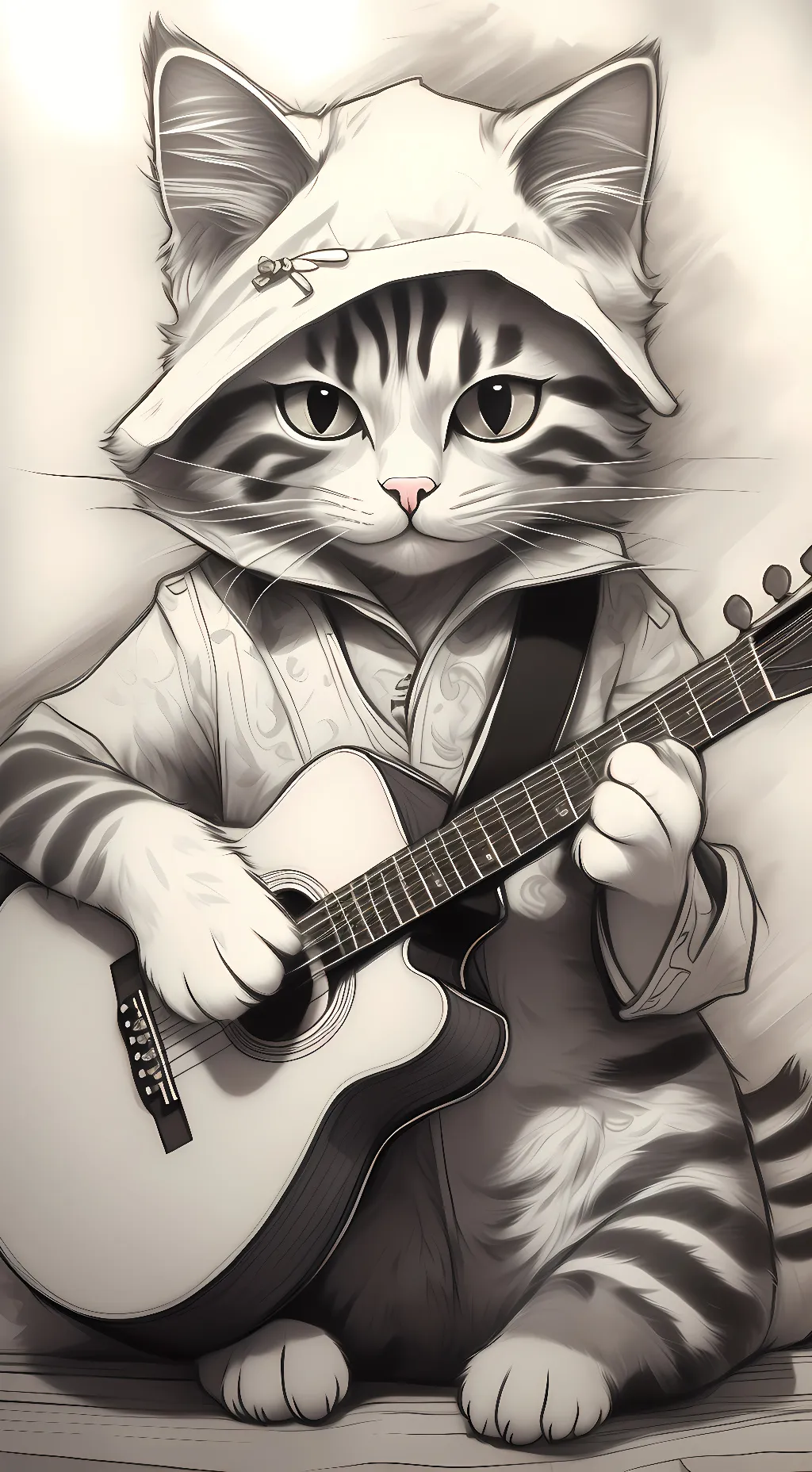 ai character: lether background