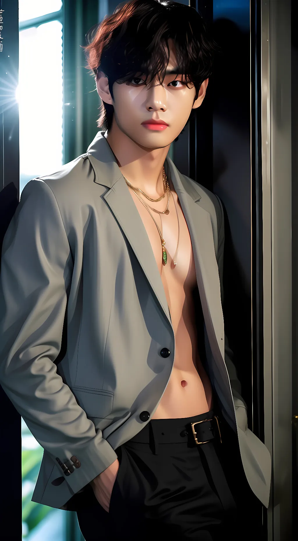 ai character: Kim Taehyung~ background