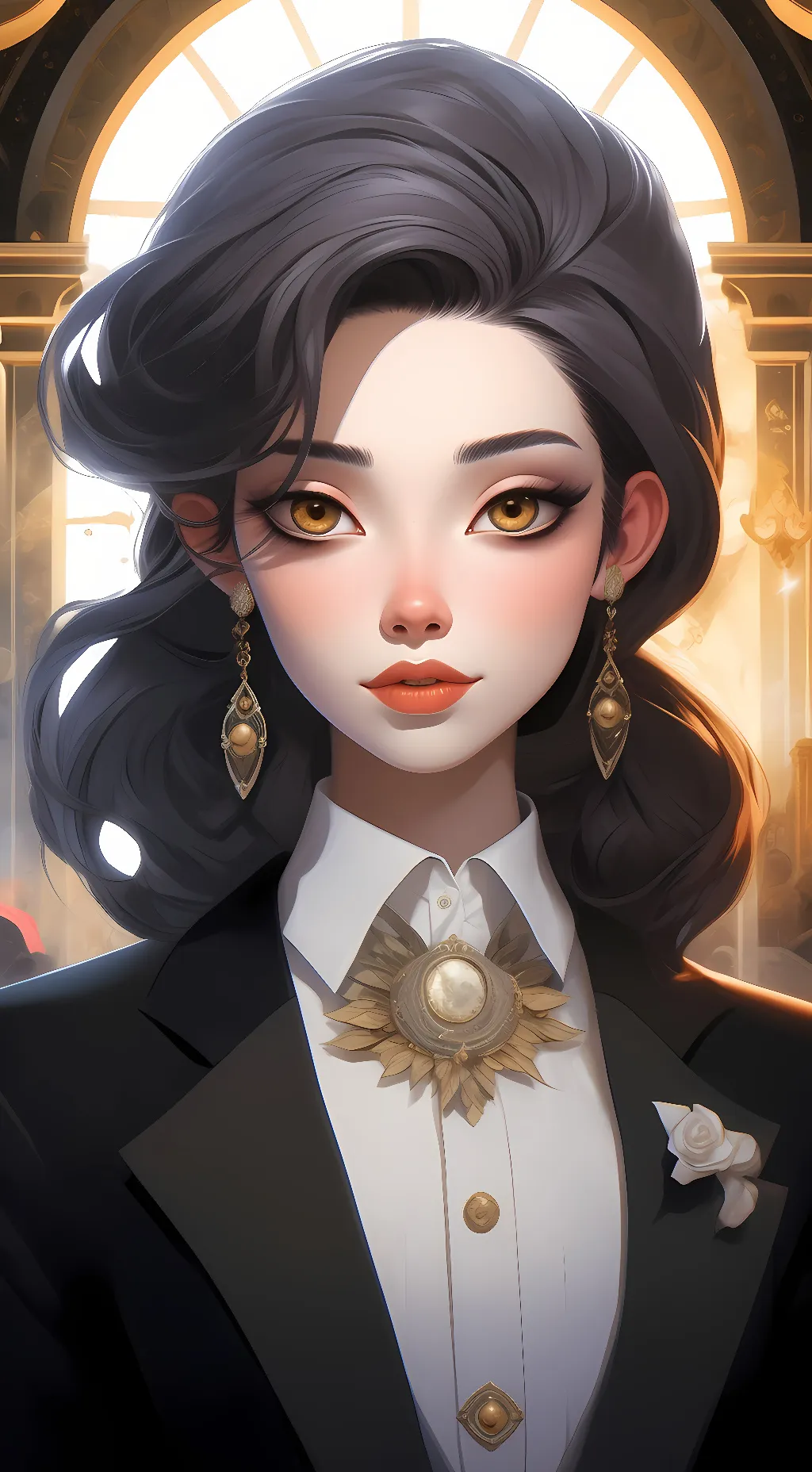 ai character: The lab background