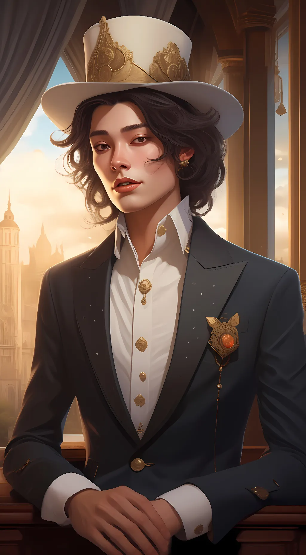 ai character: Rome Hunter background