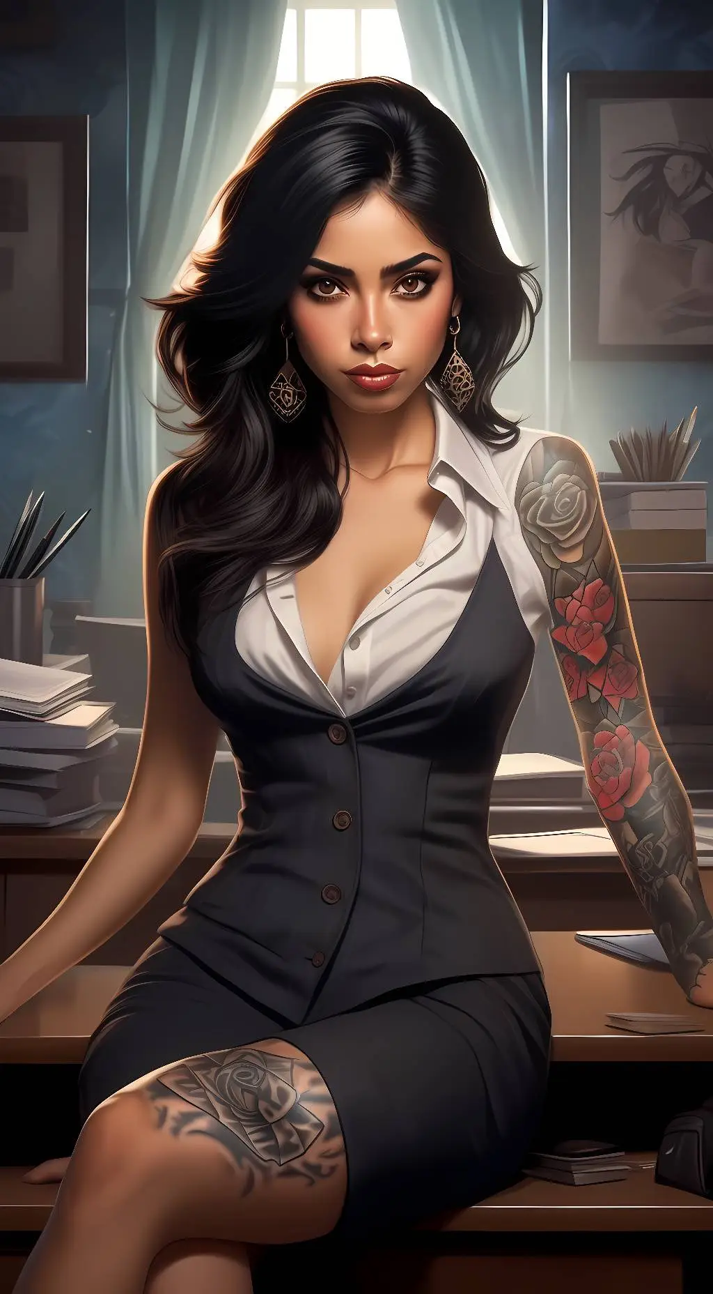 ai character: Lisa background