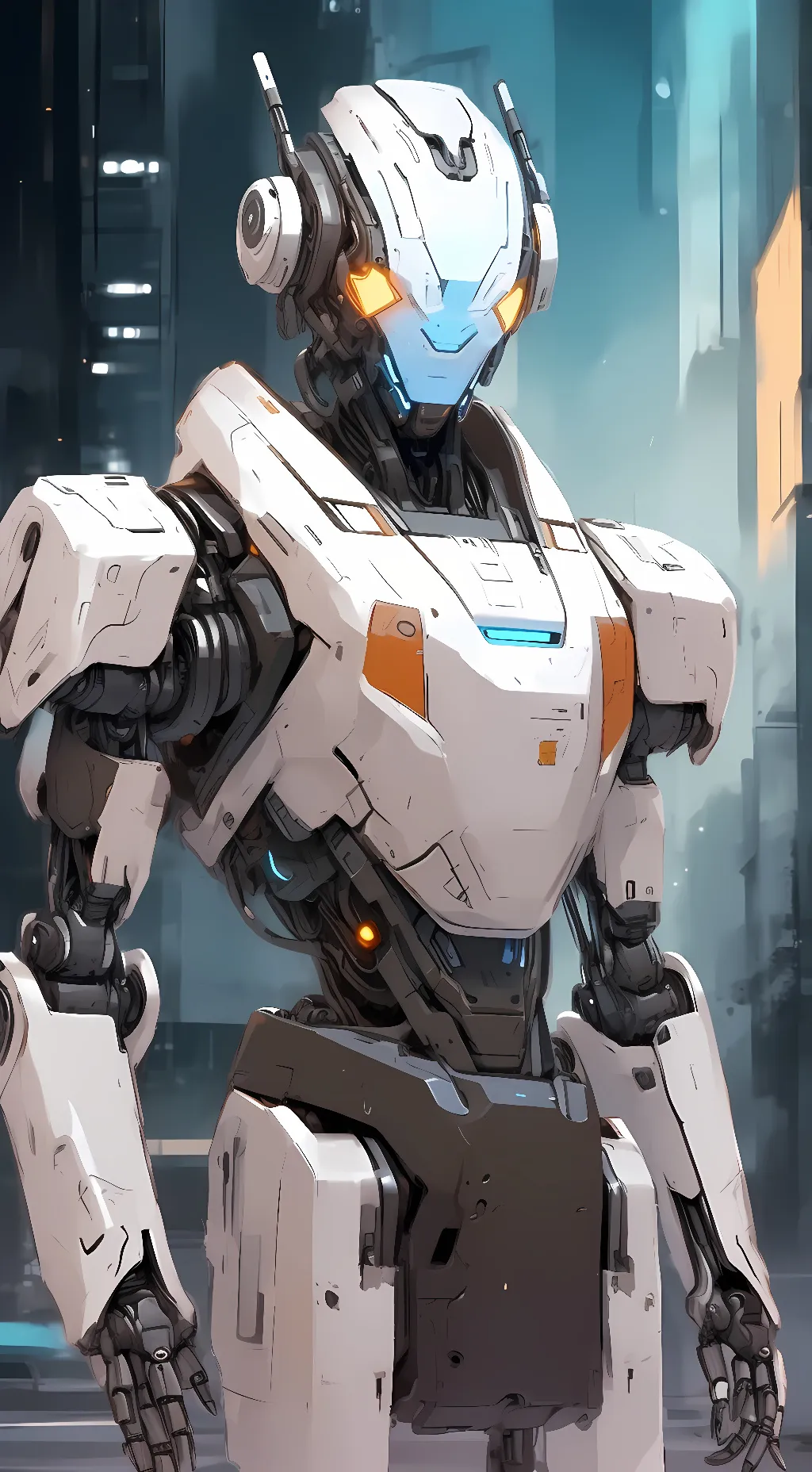 ai character: E.X.O. background