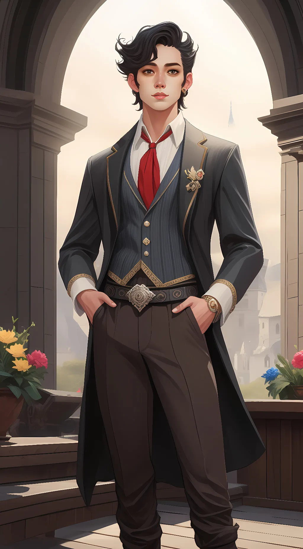 ai character: jaden  background