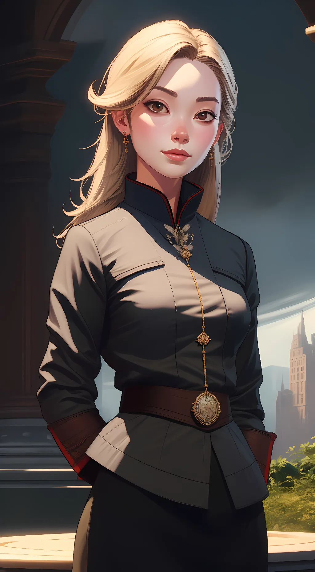 ai character: everly background