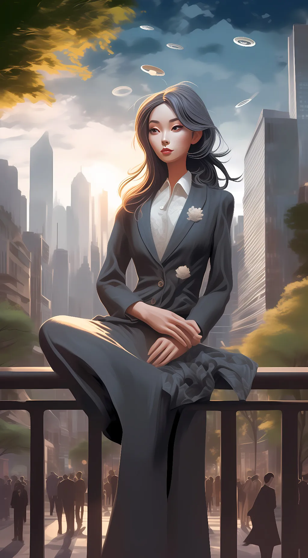 ai character: Powerful babysiter background