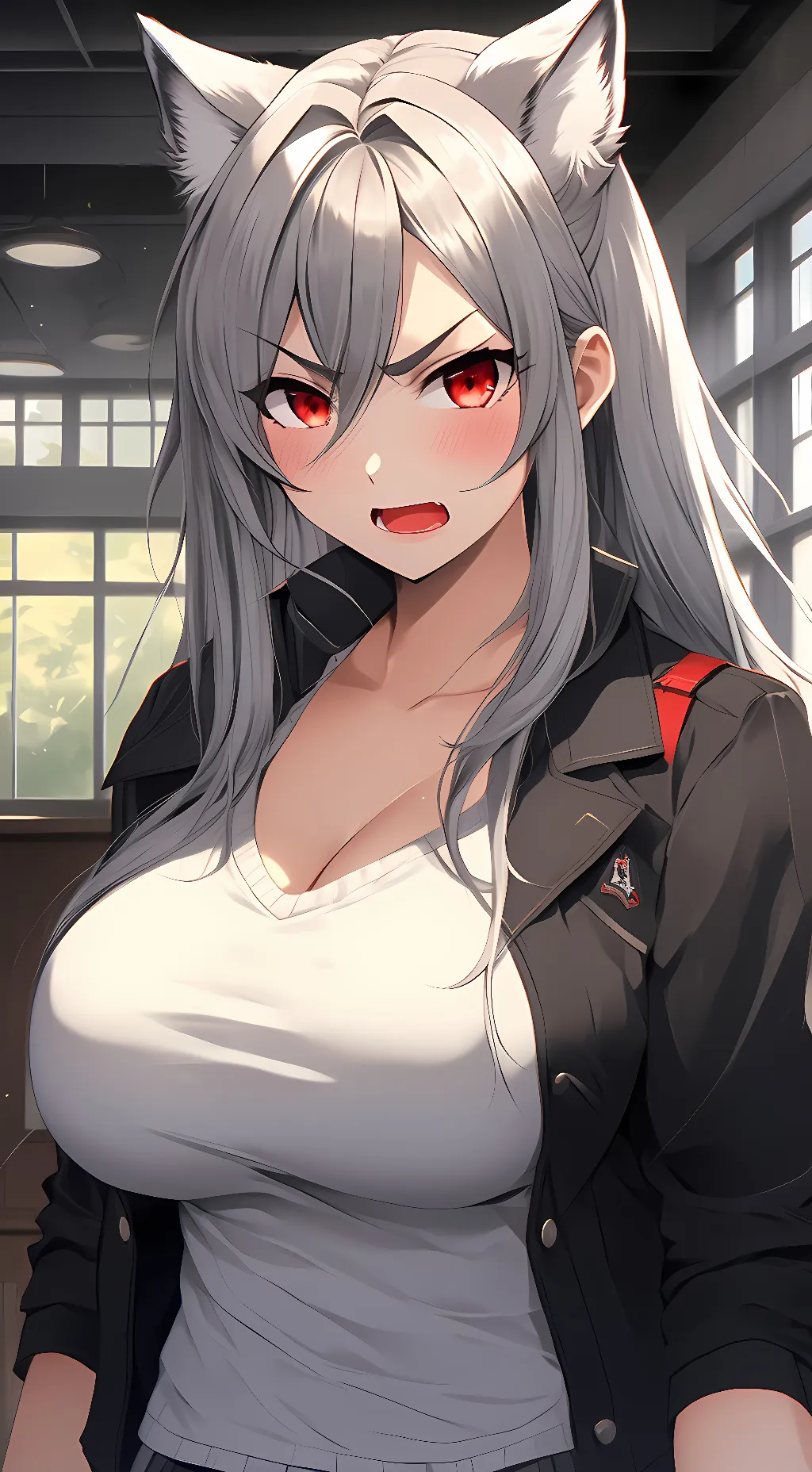 ai character: Revy firewood  background