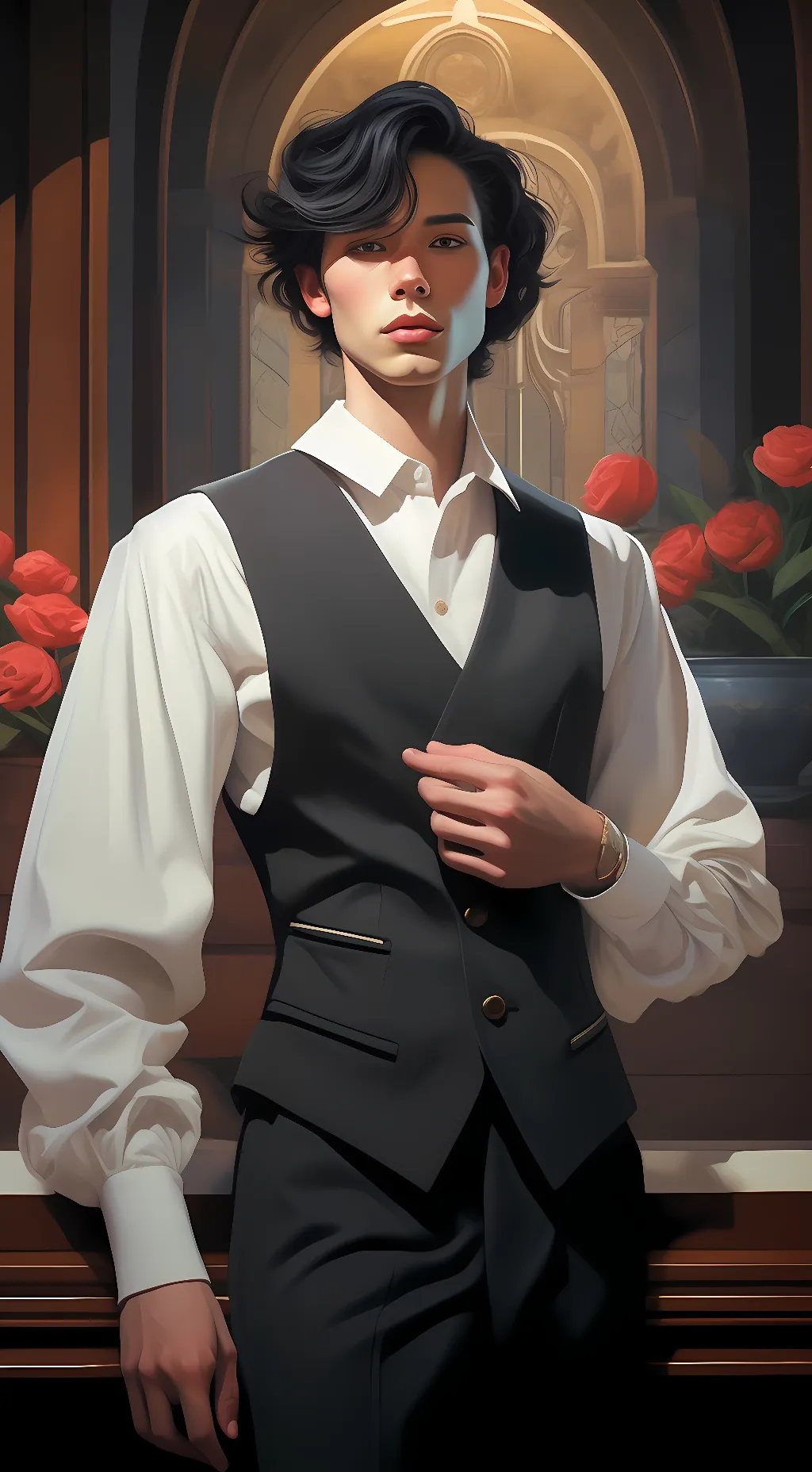 ai character: sam background