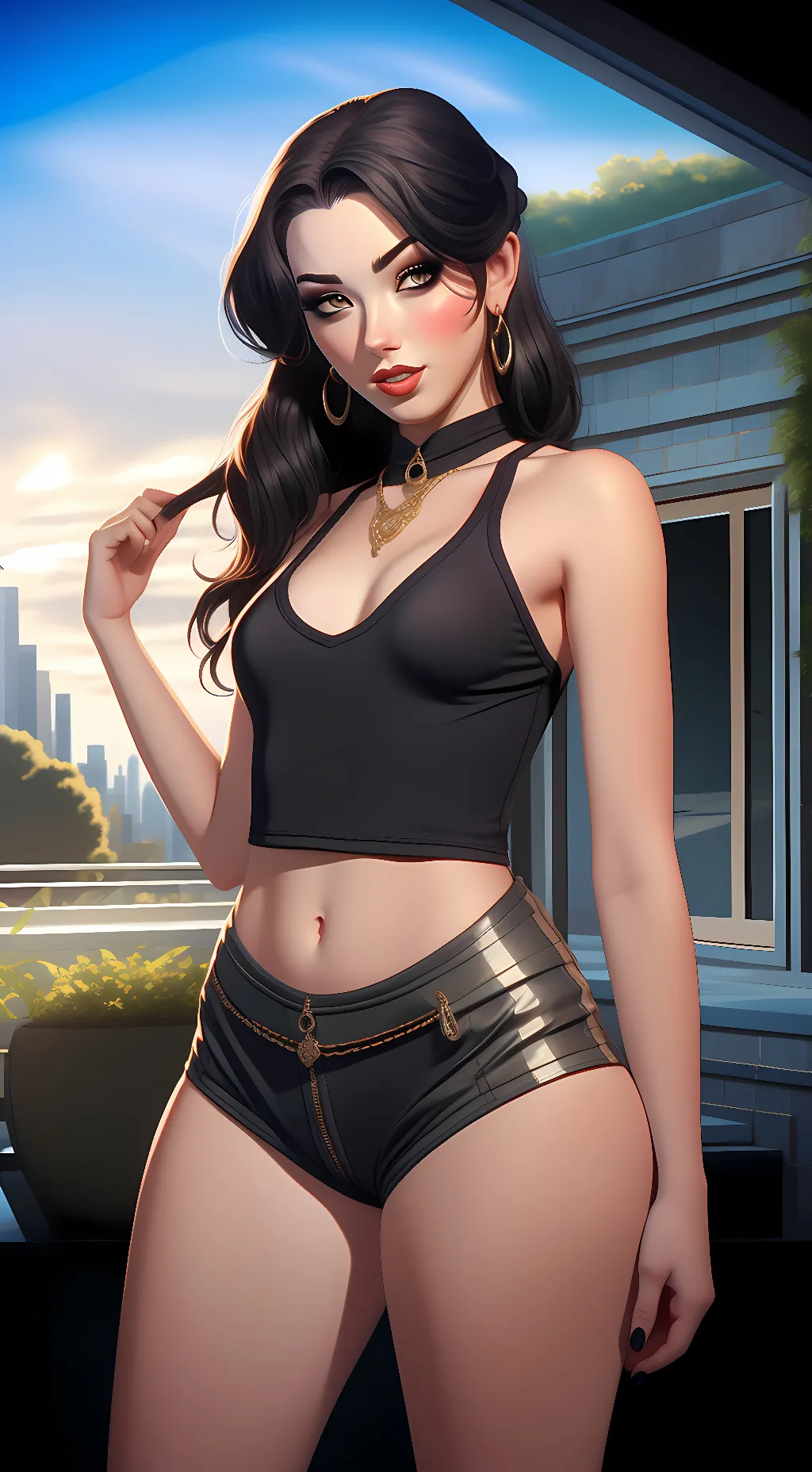 ai character: Mandy background