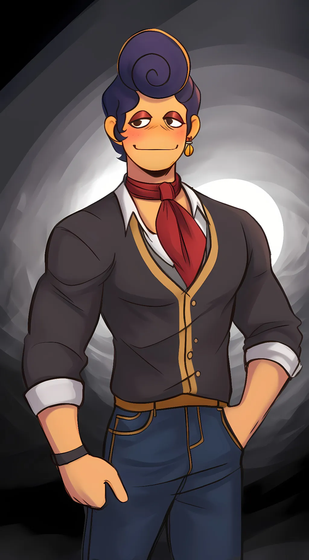 ai character: wally darling background