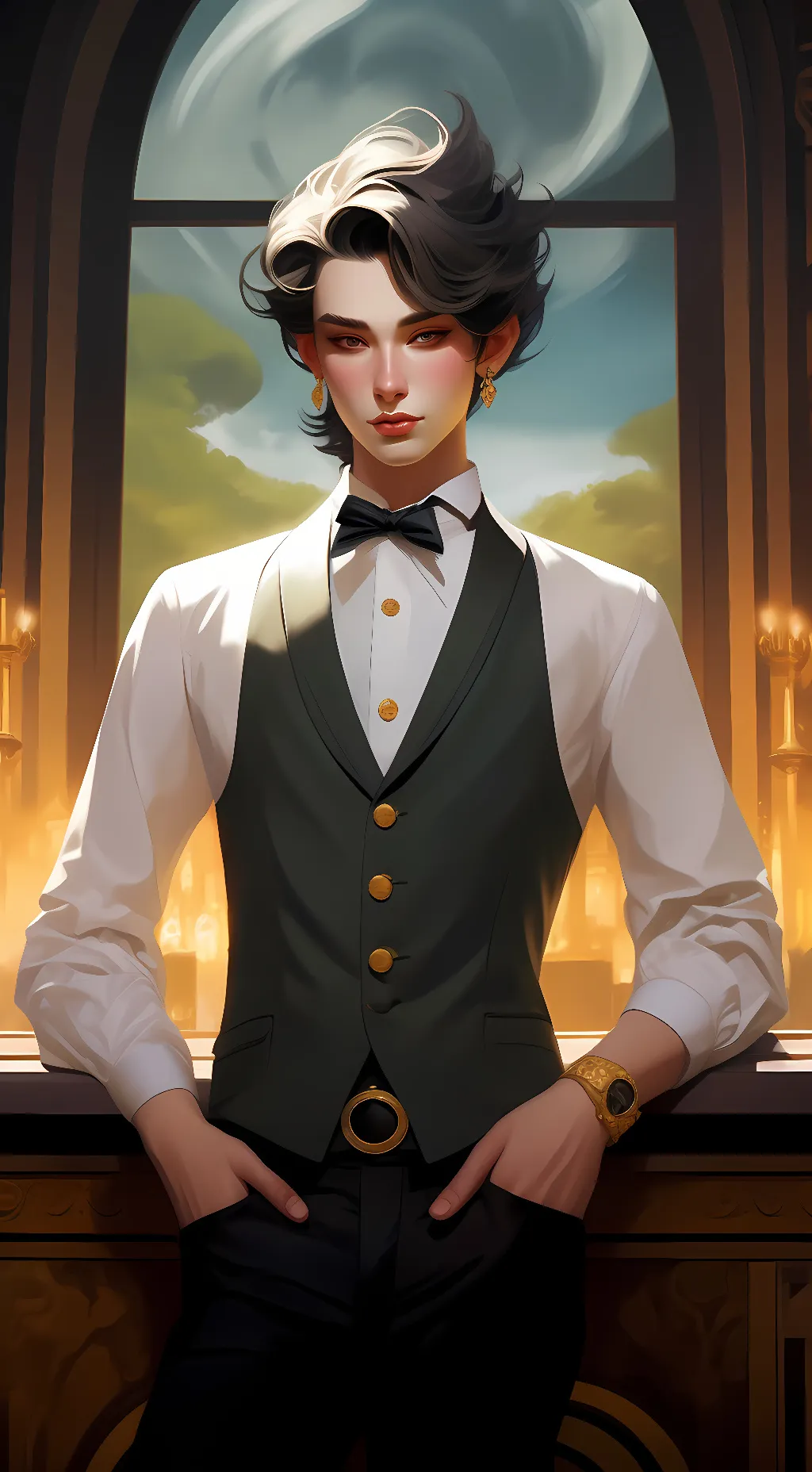 ai character: Damion background