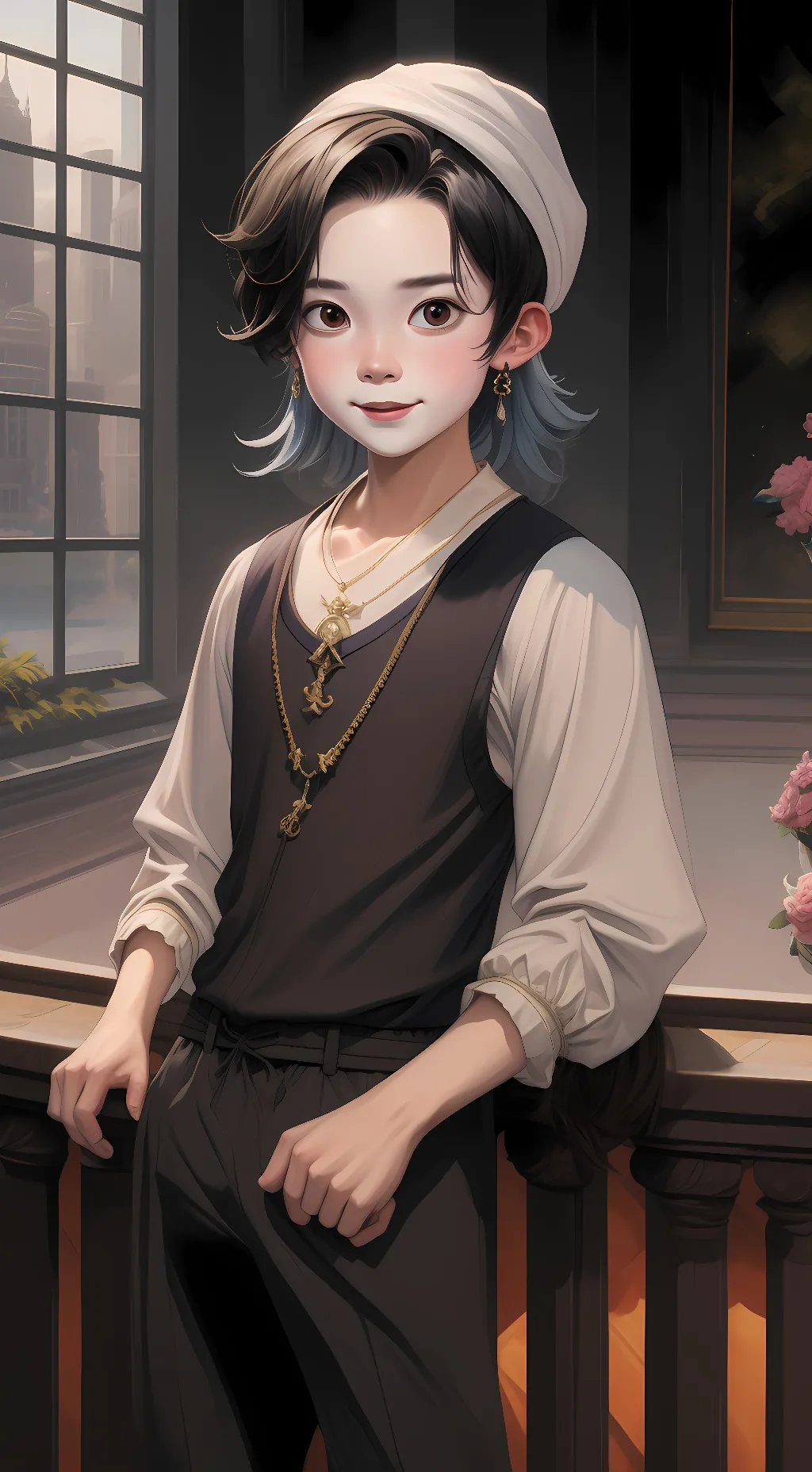 ai character: Lukas background