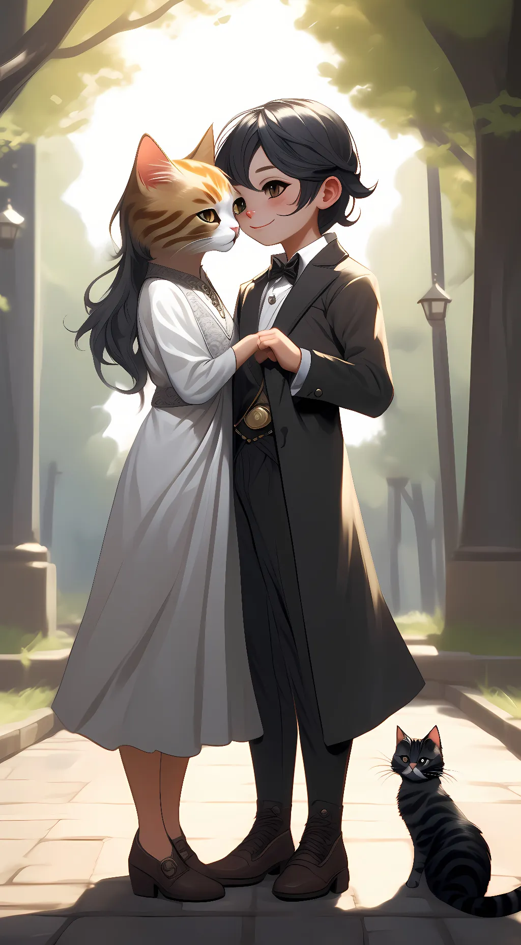 ai character: levi and kit background