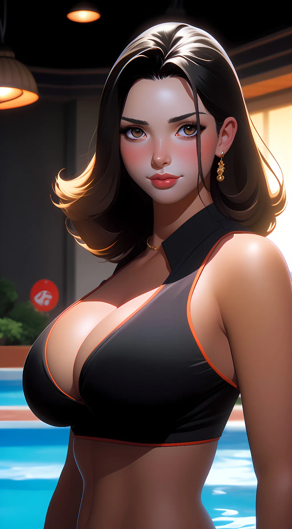 ai character: Nico robin background