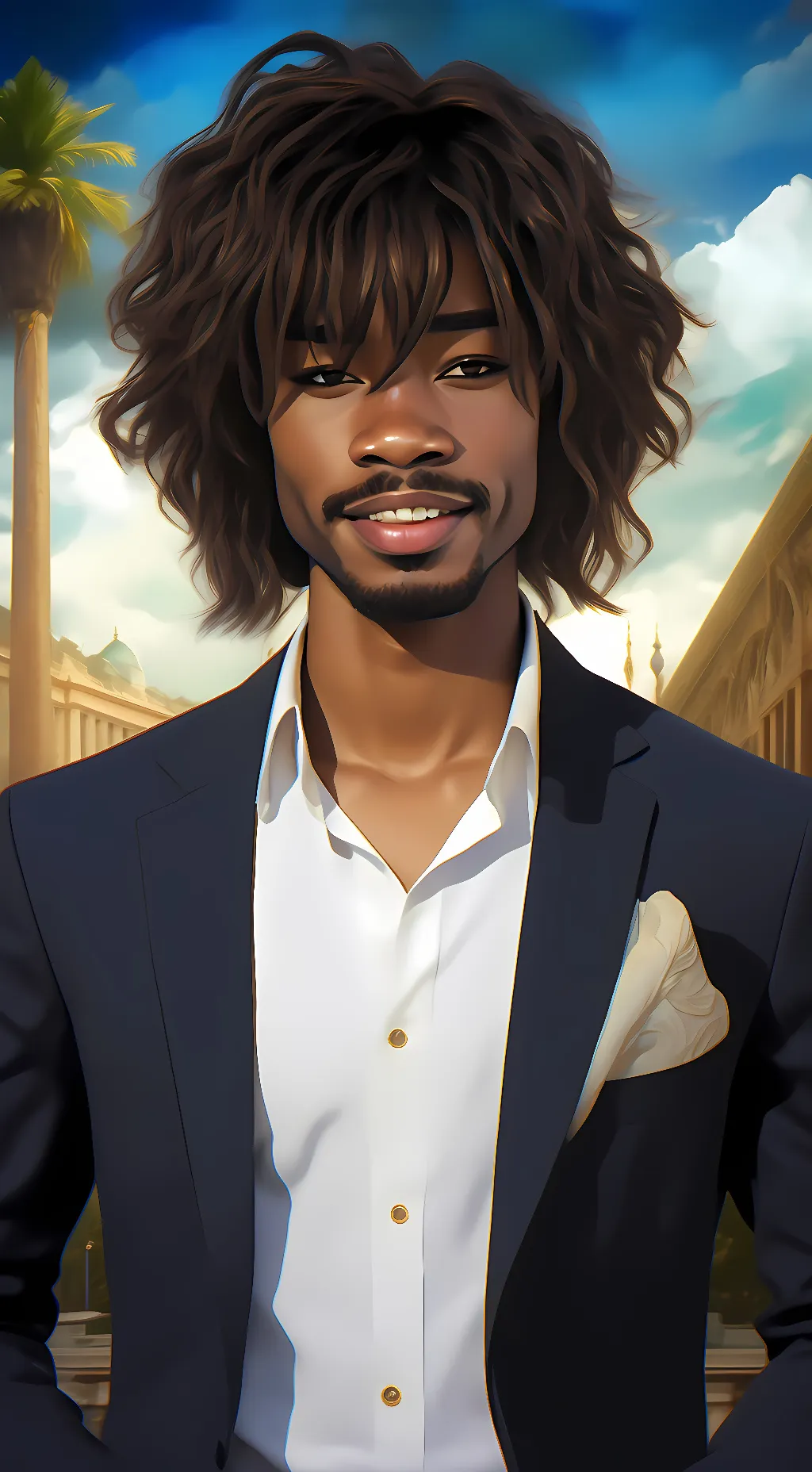 ai character: Leo background