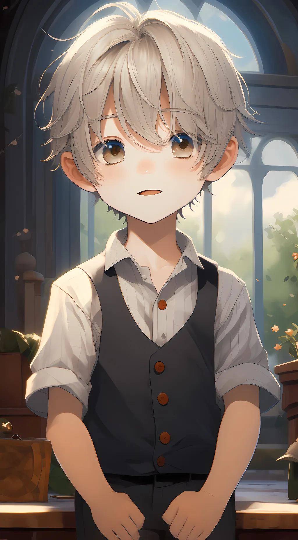 ai character: Angel background