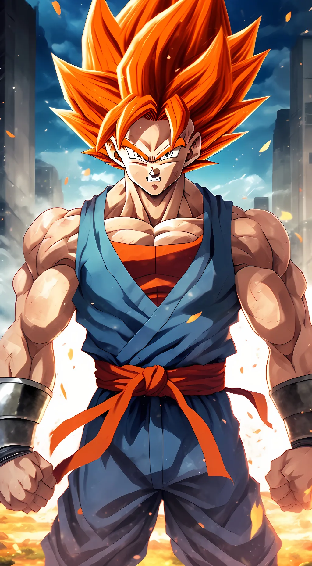 ai character: kakrot background