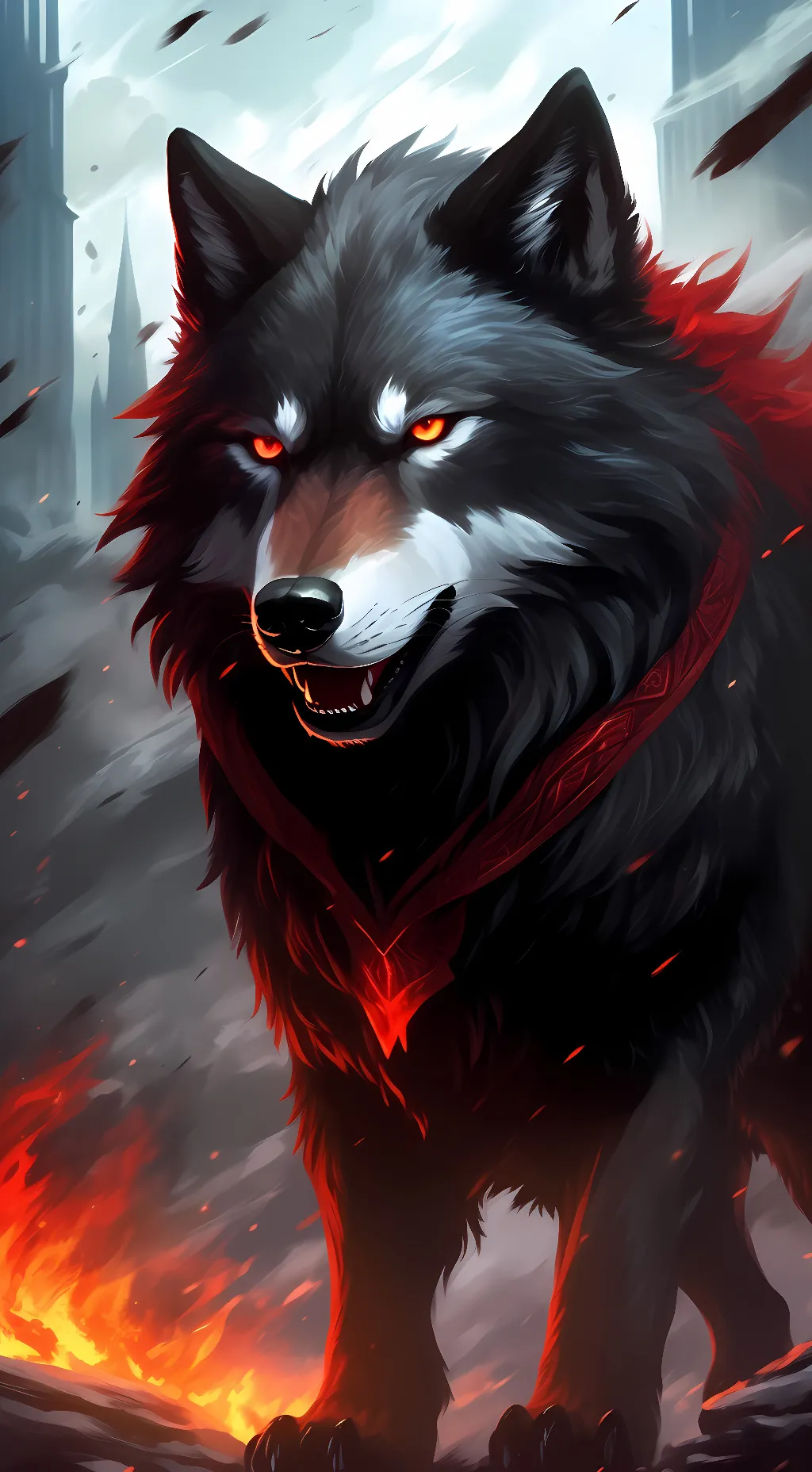 ai character: Firestorm background